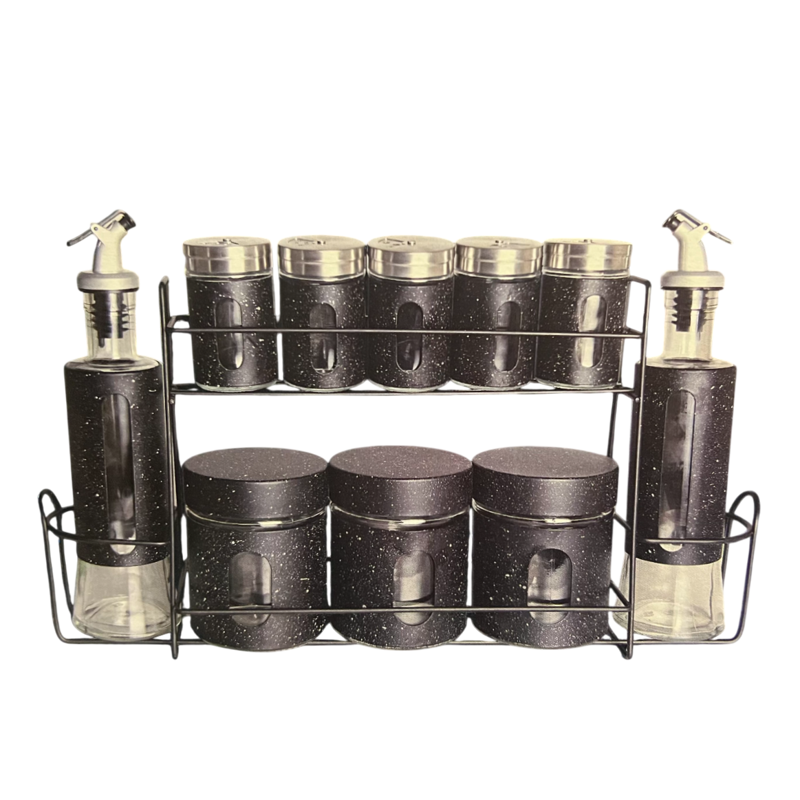 GEBE 11-Peices Herb & Spice Canisters | عبوات تخزين التوابل 11 قطعة ...